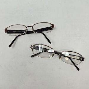 COACH EYEGLASSES SET OF 2 SUZANNA 246 STYLE TAN & BORDEAUX CLASSIC CC  50-17-135